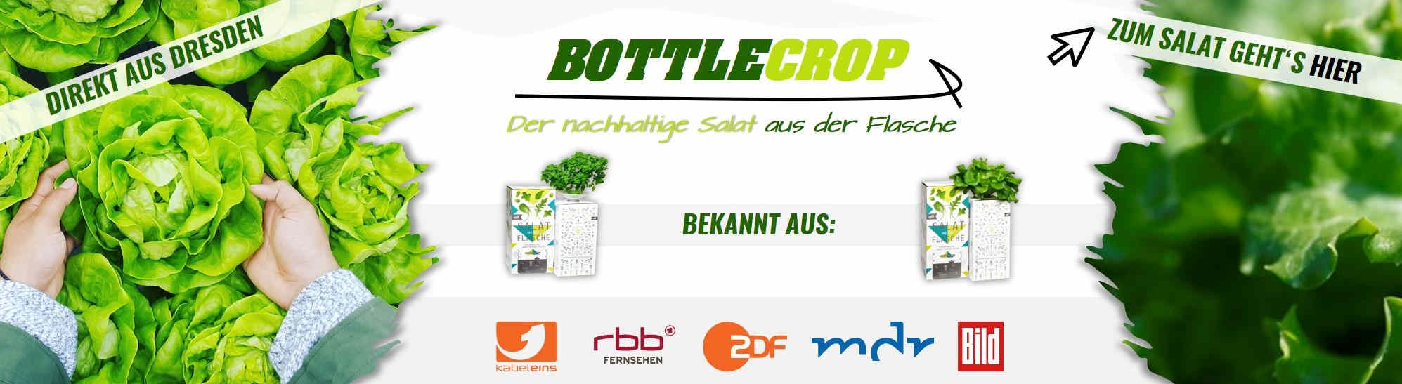 Bottlecrop Salat aus der Flasche online entdecken