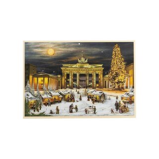 Ansicht Adventskalender - Berlin Brandenburger Tor