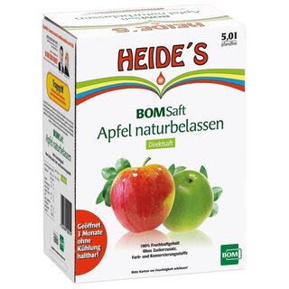 BOM-Saft Apfelsaft naturbelassen (5 l Box)