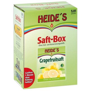 Grapefruitsaft 5l Heide's BOM-Saft 