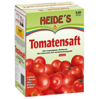 Tomatensaft Direktsaft 5l Heide's BOM-Saft