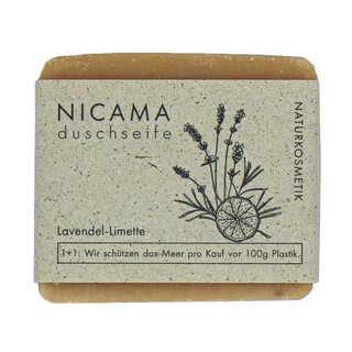 NICAMA Duschseife Lavendel-Limette 50g im Dresden Onlineshop