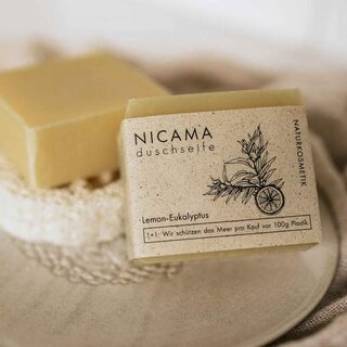 NICAMA - Duschseife Lemon-Eukalyptus 100g