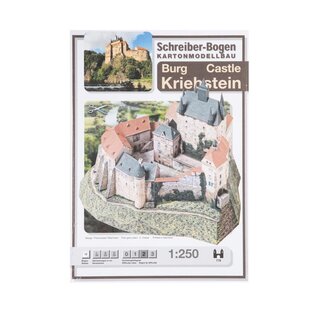 Kartonmodell - Burg Kriebstein (1:250)