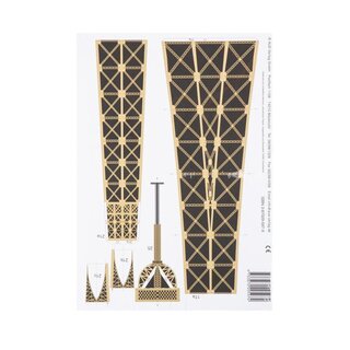Kartonmodell - Eiffelturm Paris (1:300)