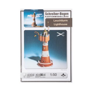 Kartonmodell - Leuchtturm (1:50)