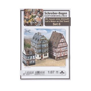 Kartonmodell - Altstadt-Set 8 (1:87)