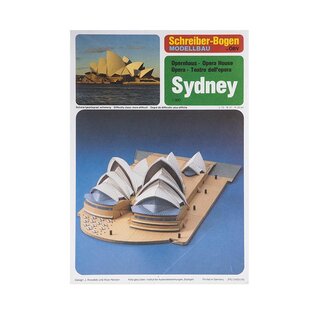 Kartonmodell - Sydney Opera (1:300)