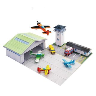 Kartonmodell - Flugplatz (1:100)