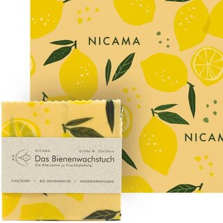 NICAMA - Bienenwachstuch "Zittrige Zitrone" im Dresden Onlineshop