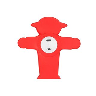 Ampelmann LED Dekorationsleuchte mit Akku Steher rot