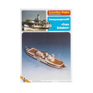 Kartonmodell- Donaupassagierschiff Franz Schubert (1:200)