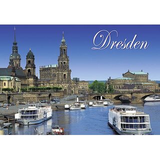 Ansicht Magnet - Dresden Panorama Terrassenufer