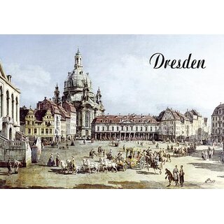 Ansicht Magnet - historischer Neumarkt Dresden
