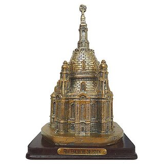 Ansicht Modell der Dresdner Frauenkirche in Gold