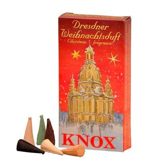 Ansicht Räucherkerzen - "Dresdner Weihnachtsduft Rot" 